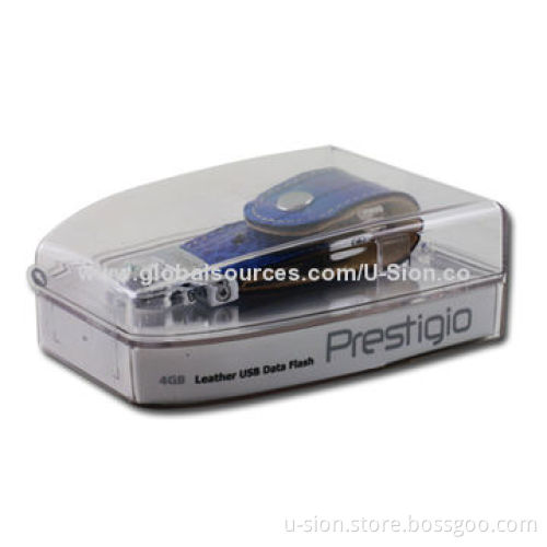 Leather USB Flash Drives with Bootable Function, USB3.0, Supports USB 1.1 and 2.0 Interfaces